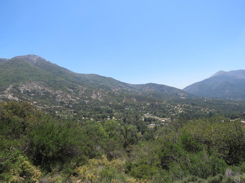 Los diplomados contemplan diversas salidas a terreno. En la imagen el Cerro El Roble.