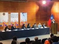 Siete fueron los representantes de los candidatos, la candidata Roxana Miranda y no se presentò Franco Parisi.